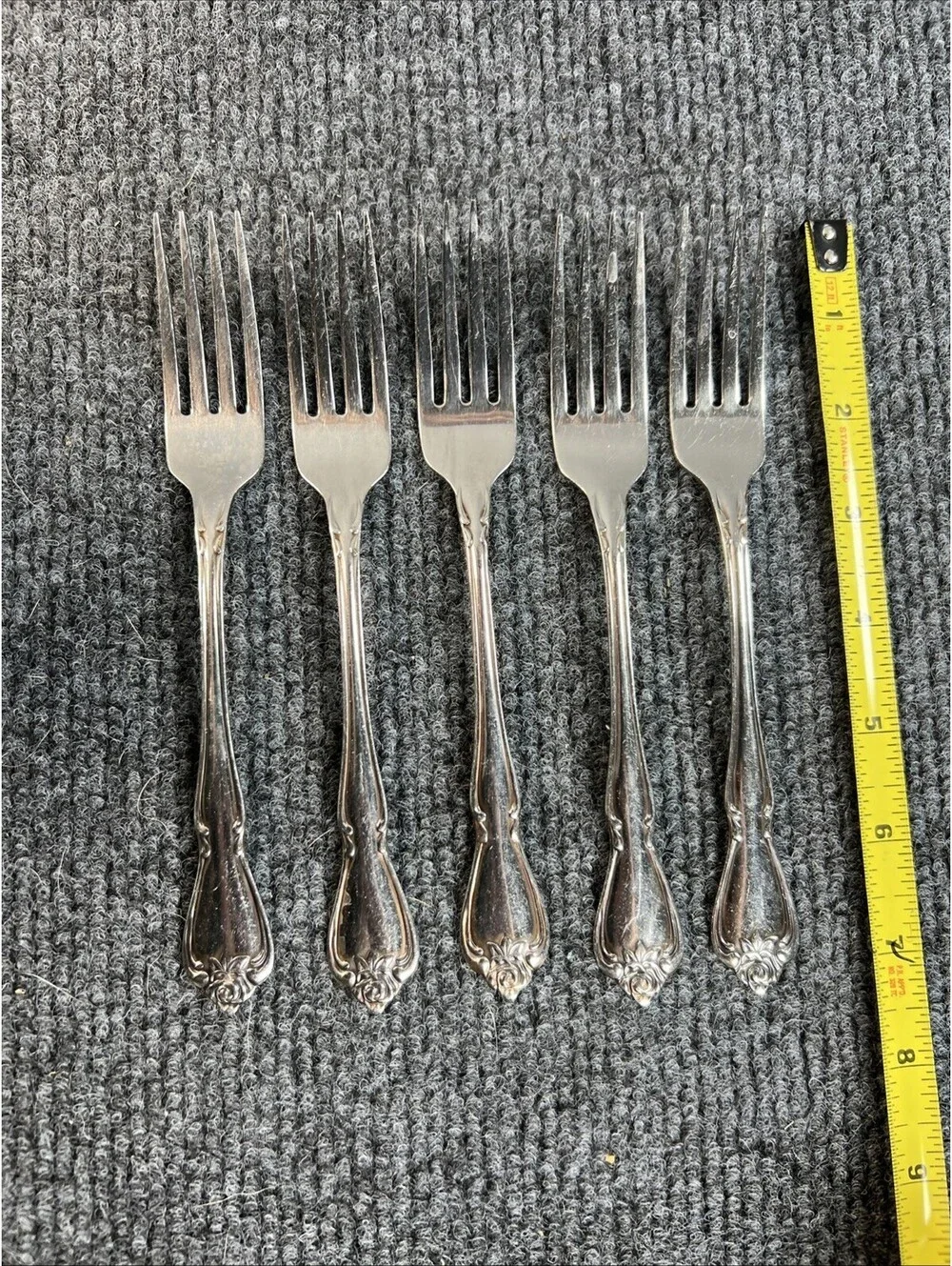 oneida stainless flatware 5 DinnerForks